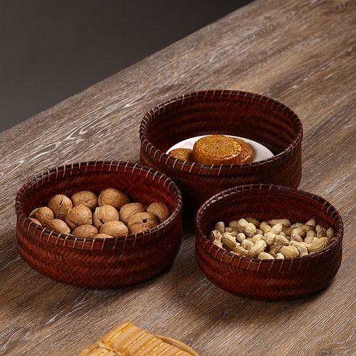 竹编茶点盒，核桃酥与旧时光的完美邃合